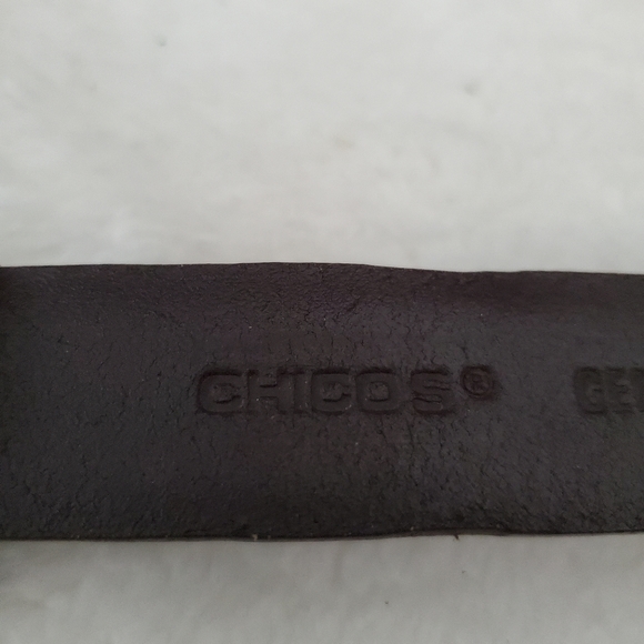 Chico's Leather and Silver Tone Belt - Picture 7 of 9